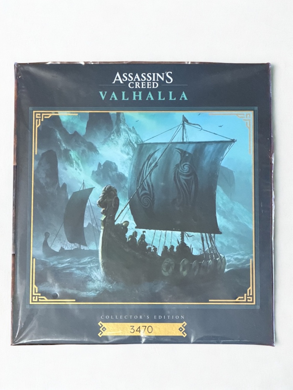 Assassin's Creed Valhalla Collector's Edition Art Print - Teal & Black